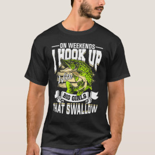 Vis Haak Volwassen Humor Sarcasme Visser T-shirt
