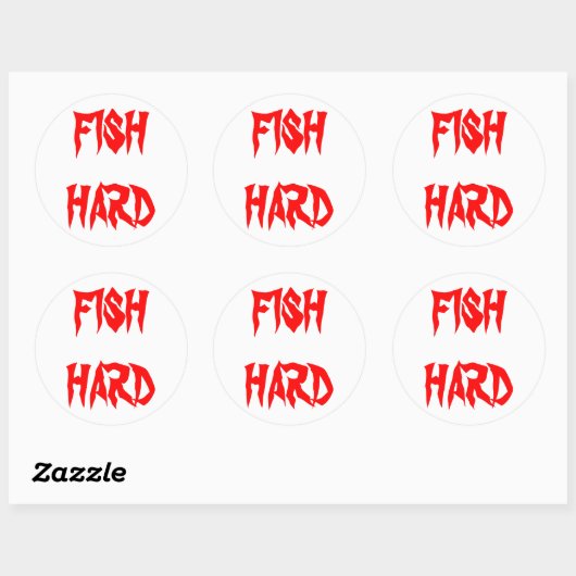 VIS HARDE STICKERS (Vel)