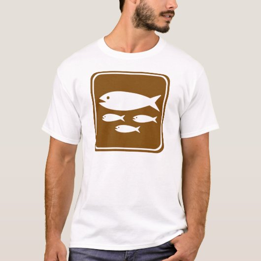 Vis Hatchery Highway Sign T-shirt (Voorkant)