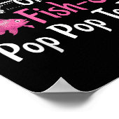 Vis-heeft Of Vis-ze Pop Pop Om Geslacht Te Onthull Poster (Hoek)