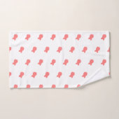 Vis Herhaling Kinderen Baby Witte Bad Handdoek Set (Handdoek)
