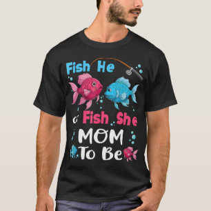 Vis Hij of Vis Zij Geslacht Onthullen Familie Matc T-shirt
