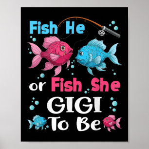 Vis Hij Of Vis Zij Geslacht Onthulling Familie Mat Poster