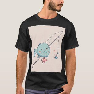 Vis Hobby Geschenk Cute Kawaii Vishingroede Vis Ro T-shirt