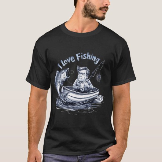 Vis hom kat t-shirt (Voorkant)
