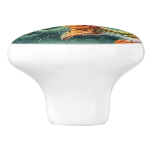  vis home decor knop (Zijkant)