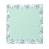 Vis hoofd bladeren zeegras multi notitieblok (Voorkant)