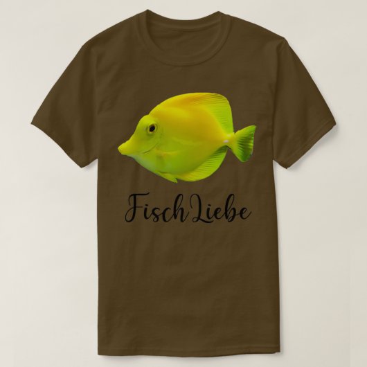 vis houdt van t-shirt (Design voorkant)
