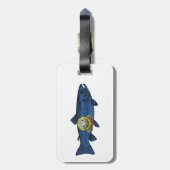 Vis Idaho forel Bagagelabel (Achterkant verticaal)