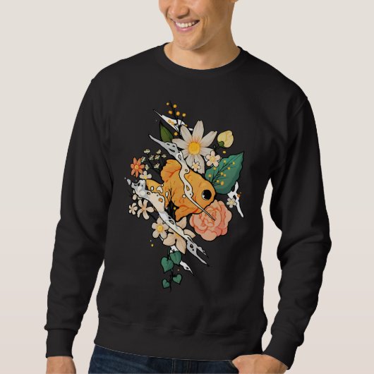 Vis in bloemen trui (Voorkant)