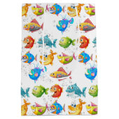 Vis in bubbels medium cadeauzakje (Achterkant)