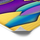 Vis in de lucht en het Poster van het Zee (Hoek)