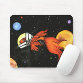 Vis in de ruimte! Mousepad Muismat (Met muis)