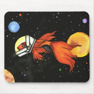 Vis in de ruimte! Mousepad Muismat