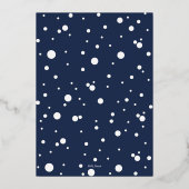 Vis in de zee Nautical Marine Koppel Bruisfeest  Folie Uitnodiging (Achterkant)