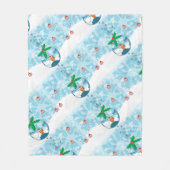 Vis in een rugzak fleece deken (Voorkant)