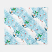 Vis in een rugzak fleece deken (Voorkant (Horizontaal))