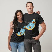 Vis in een Sinaasappel T-shirt (Unisex)