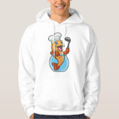 Vis in glas als Cook met soep Hoodie (Voorkant)