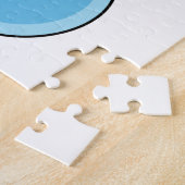 Vis in glas als Cook met soep Legpuzzel (Zijkant)