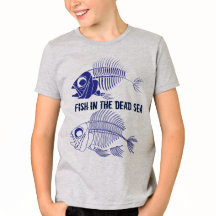 "Vis in het Dode Zee" met visskeletten