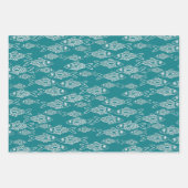 Vis in het Zee Vissen Inpakpapier Vel (Voorkant 2)