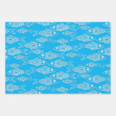 Vis in het Zee Vissen Inpakpapier Vel (Voorkant)