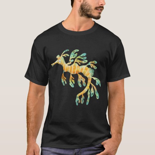 Vis in kleine wereld t-shirt (Voorkant)