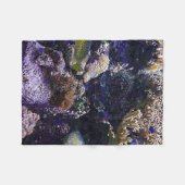 Vis in koraalrif fleece deken (Voorkant (Horizontaal))