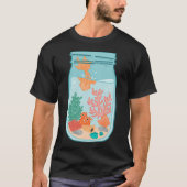 vis in pot t-shirt (Voorkant)