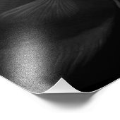 Vis in tank - foto van zwart-witkunst foto afdruk (Hoek)