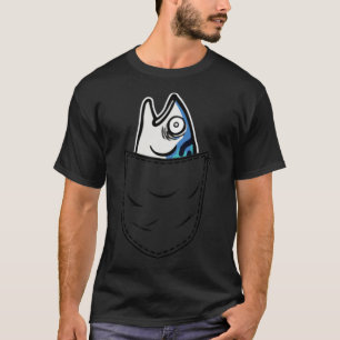 Vis in zakmeme Dier T-shirt