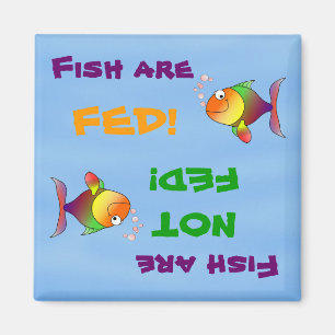 Vis is Fed/geen Fed Magnet
