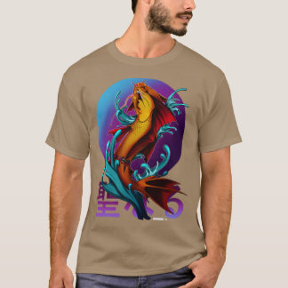 Vis Japans Stijlkunstwerk Azië Design T-shirt