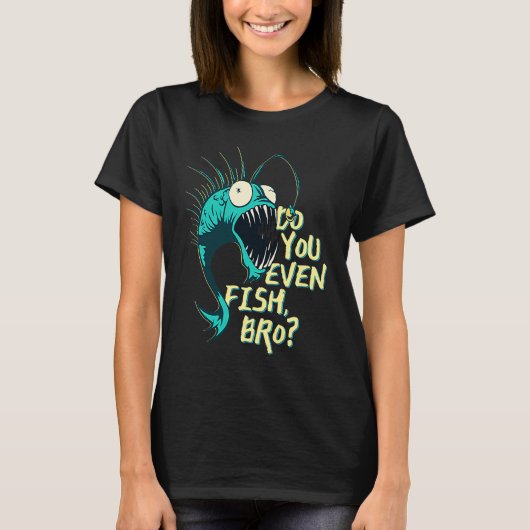 Vis je überhaupt, broer t-shirt (Voorkant)