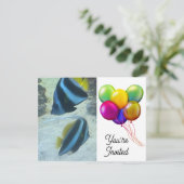 vis kaart (Staand voorkant)