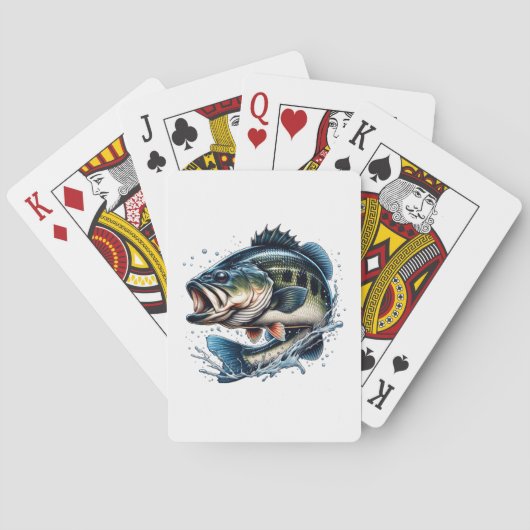 Vis Kaartspellen Pokerkaarten (Achterkant)