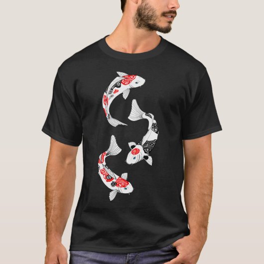 Vis karper koi (3) t-shirt (Voorkant)