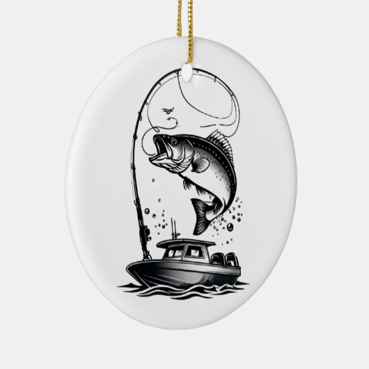 vis keramisch ornament (Rechts)