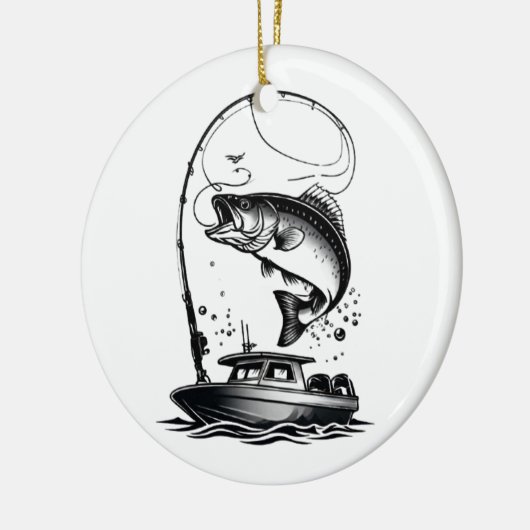 vis keramisch ornament (Links)