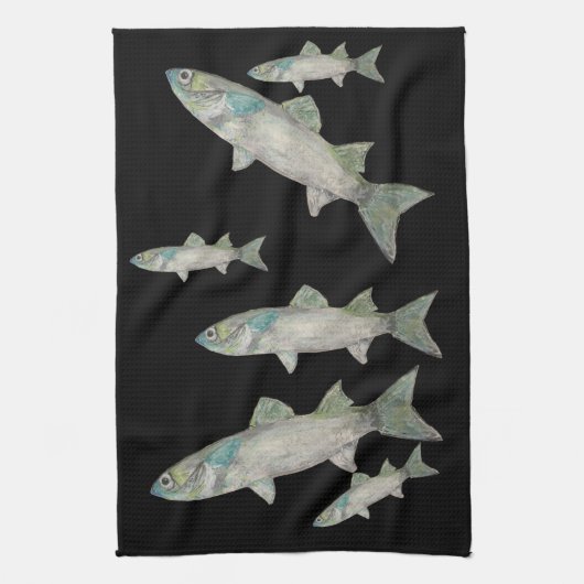 Vis Keukenhanddoek (Verticaal)
