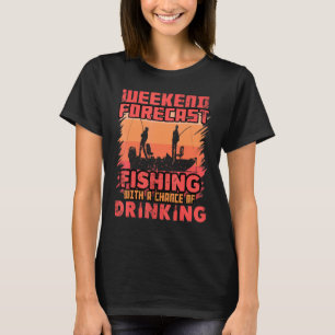 Vis kleding voor mannen vissen bier drinken Desi T-shirt