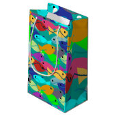 vis klein cadeauzakje (Achterkant Gekanteld)