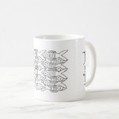 vis. koffiemok (Voorkant rechts)