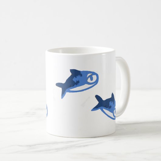 vis koffiemok (Voorkant rechts)