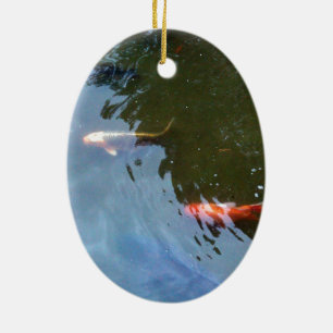 Vis, Koi Carps in vijver Keramisch Ornament