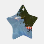 Vis, Koi Carps in vijver Keramisch Ornament (Rechts)