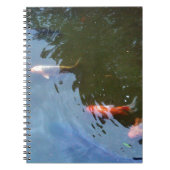 Vis, Koi Carps in vijver Notitieboek (Voorkant)