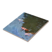 Vis, Koi Carps in vijver Tegeltje (Zijkant)