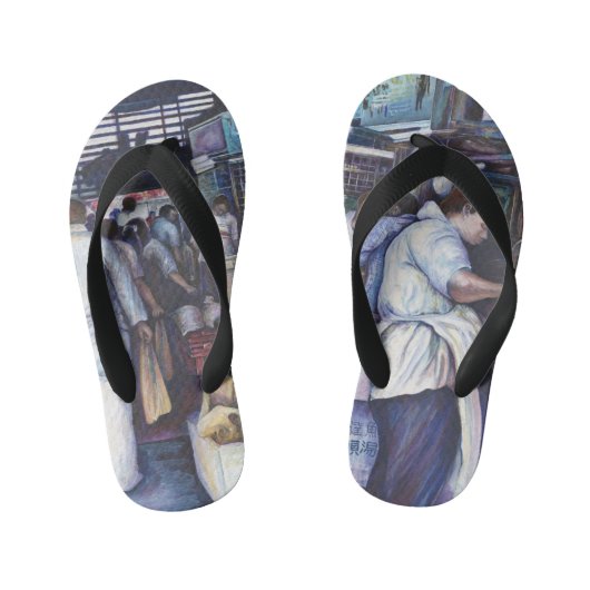 Vis Kop Soep, Singapore Kinder Teenslippers (Voetbed)